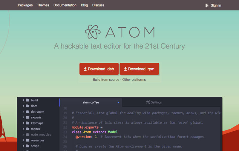 atom editor download for windows