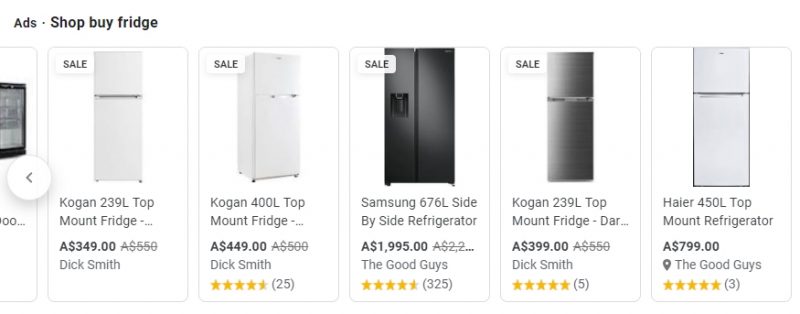 kogan 400l top mount fridge